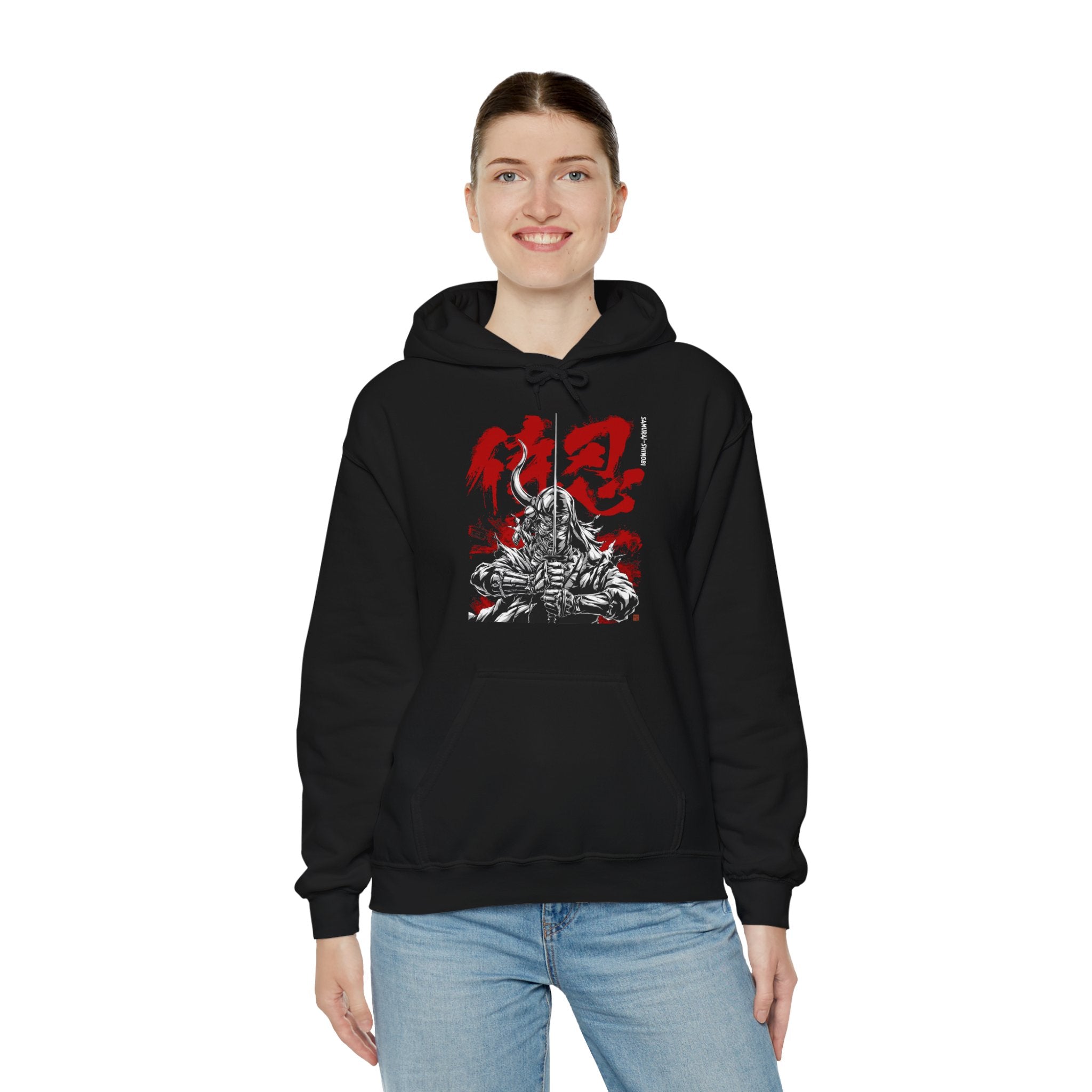 BLOOD RED Kanji Hoodie