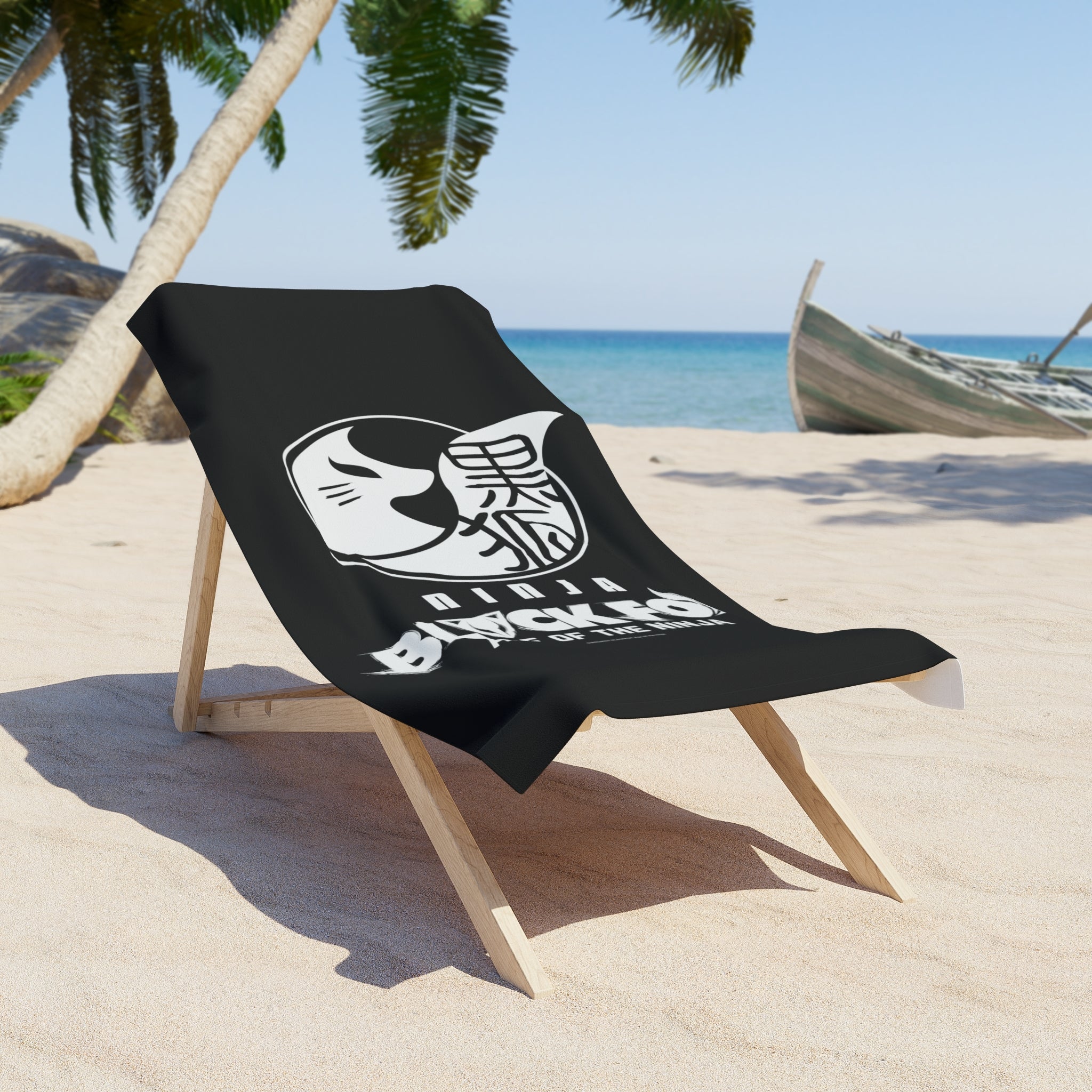 BLACKFOX INSIGNIA Beach Towel (Black)