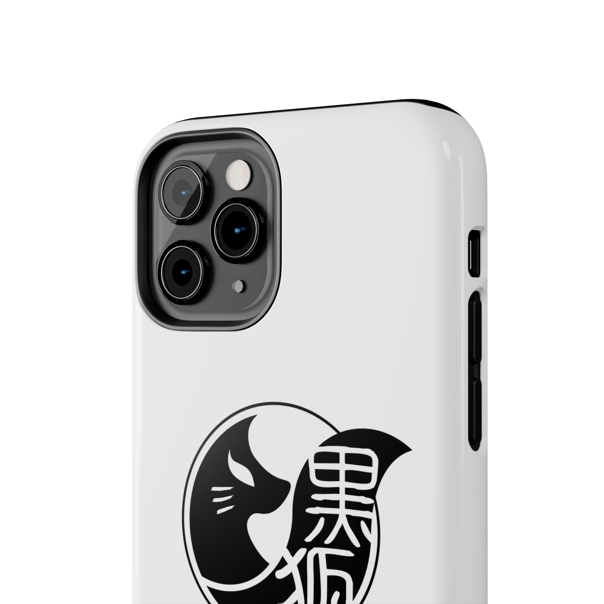 WHITE FOXES iPhone Case (Glossy White)