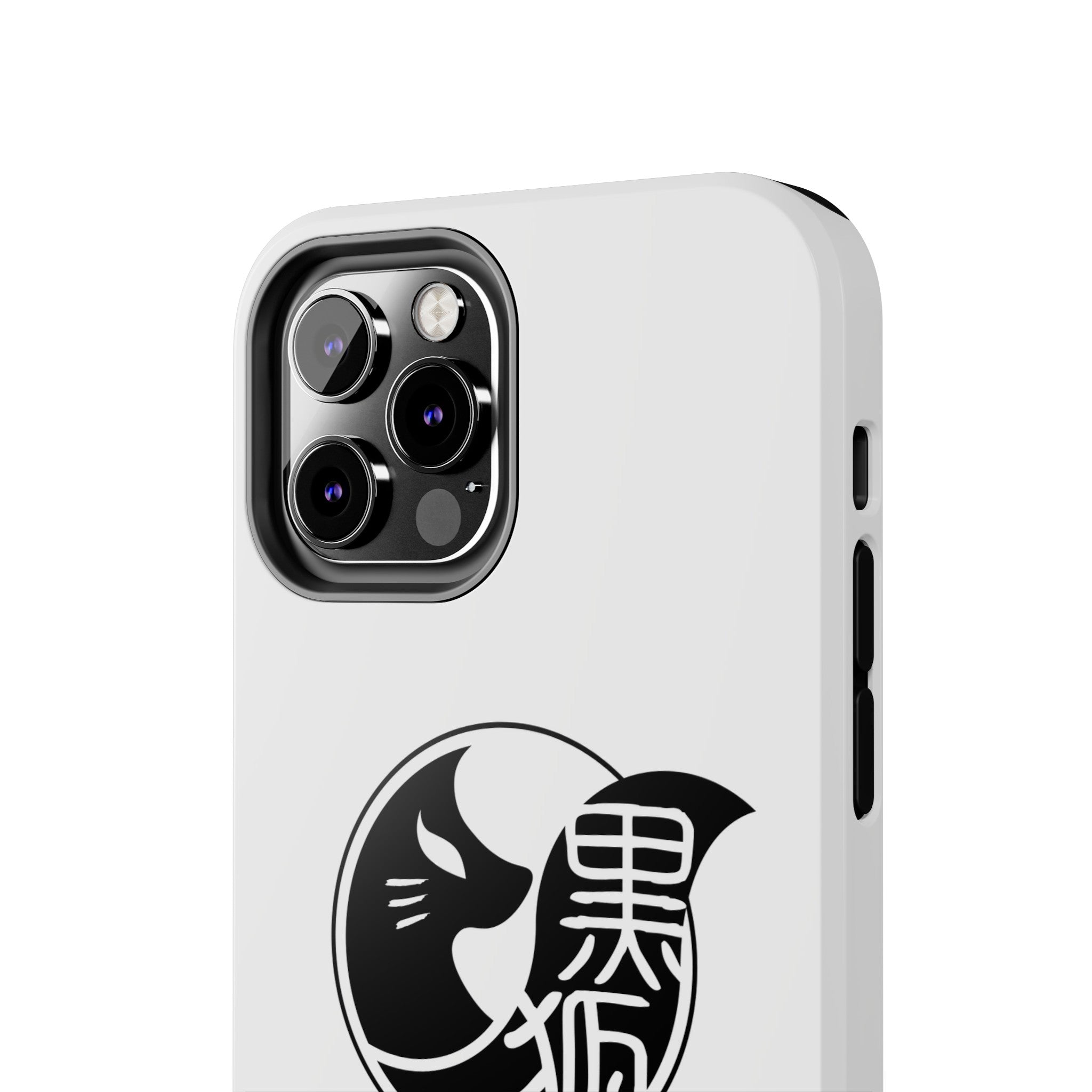 WHITE FOXES iPhone Case (Glossy White)