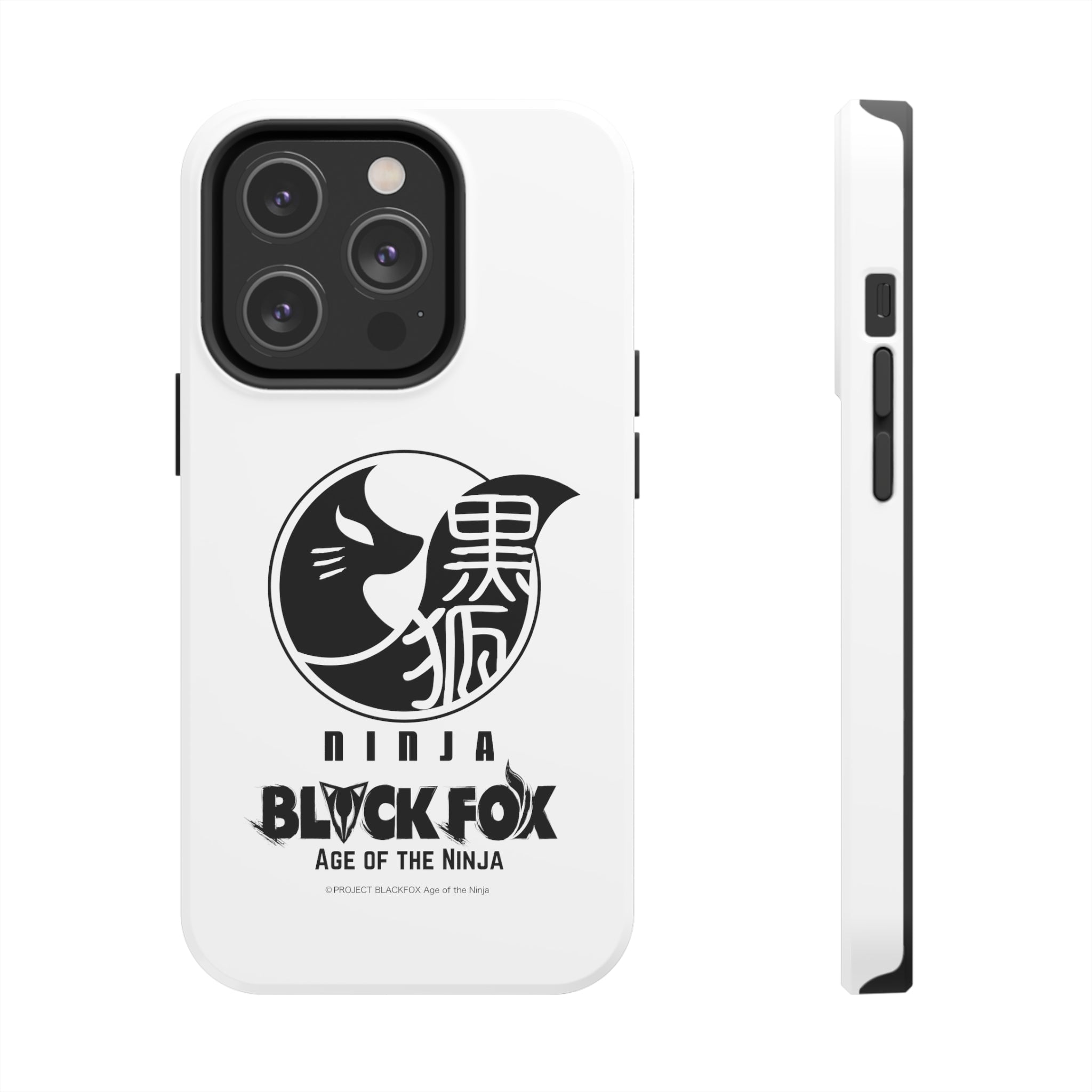 BLACKFOX LOGO Tough Phone Case (White)