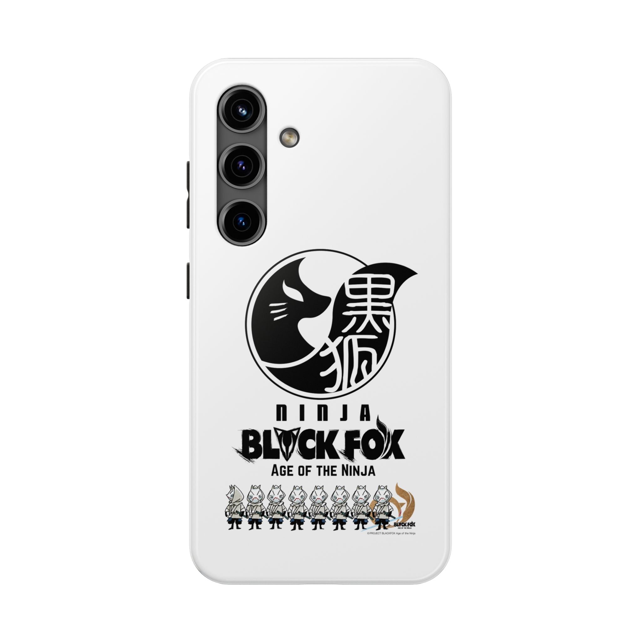 WHITE FOXES Phone Case (Glossy White)