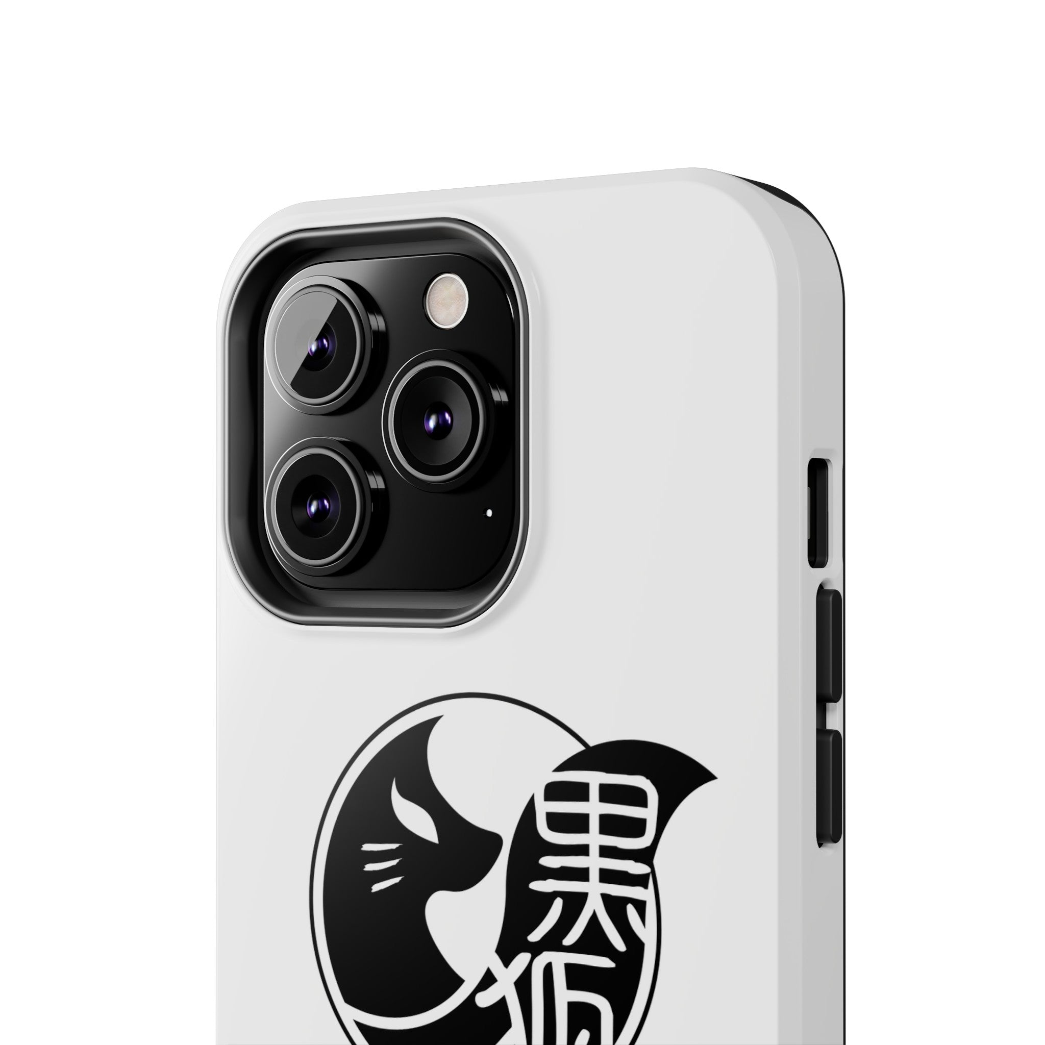 WHITE FOXES iPhone Case (Glossy White)