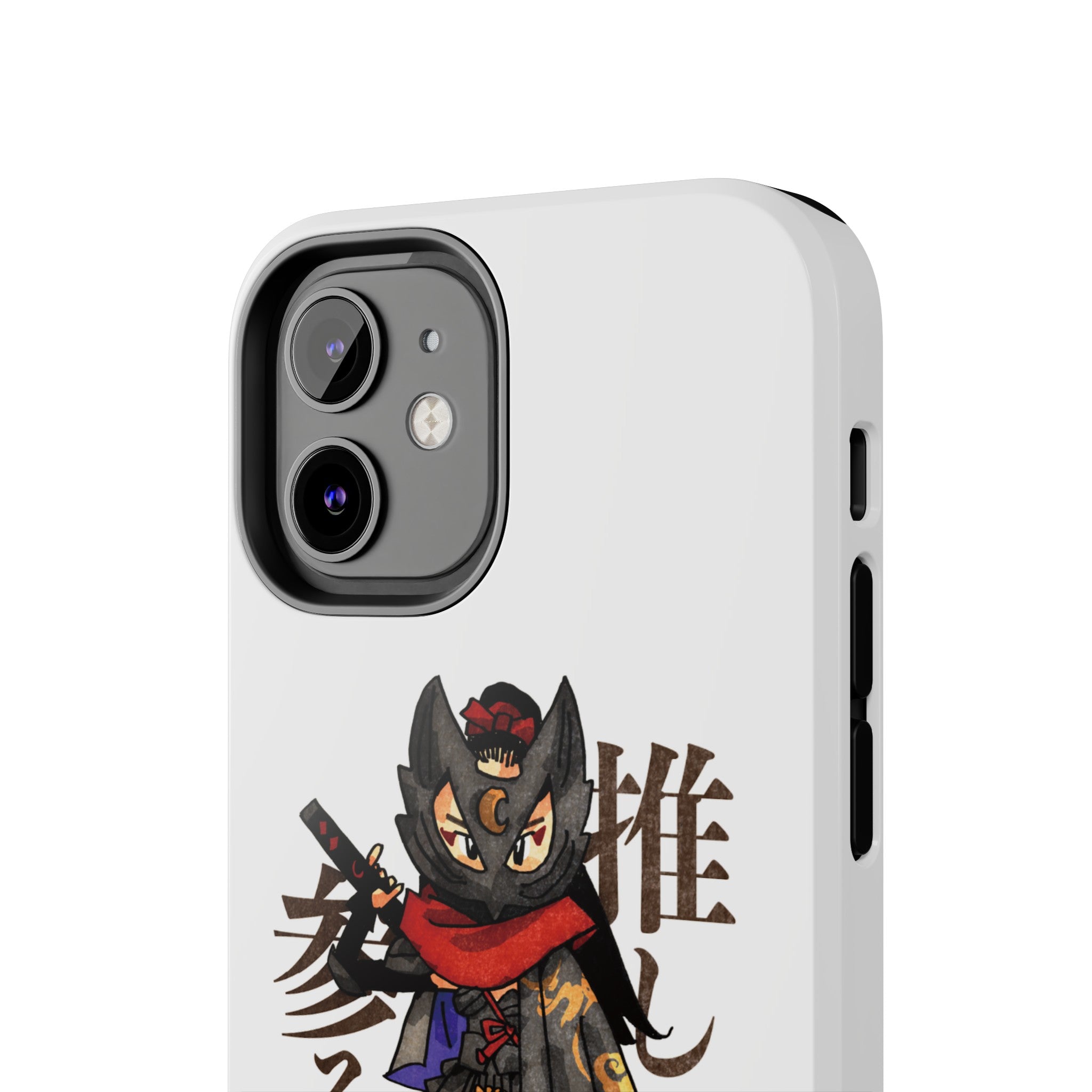 RIKKA "Oshite, Mairu!" iPhone Case (Glossy White)