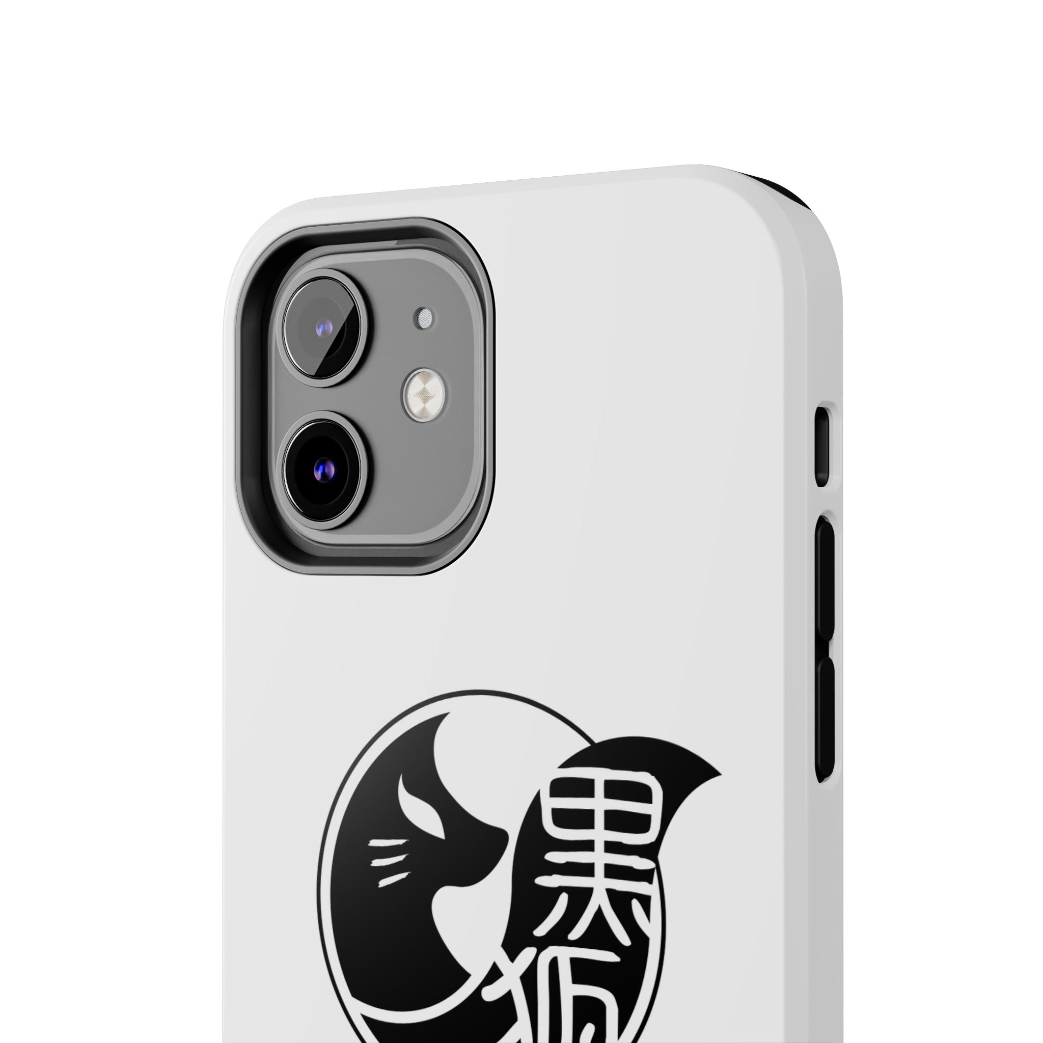 WHITE FOXES iPhone Case (Glossy White)