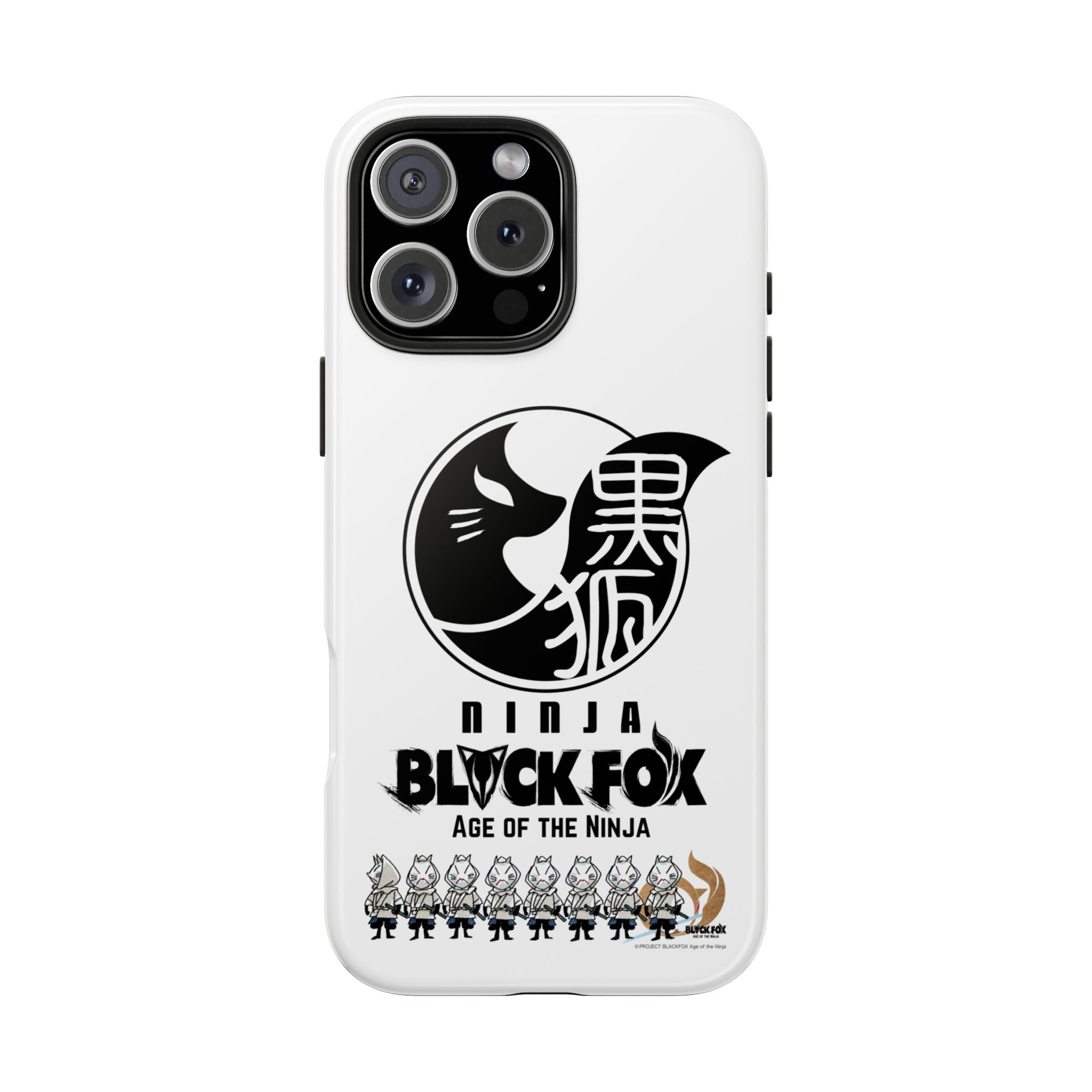 WHITE FOXES Phone Case (Glossy White)