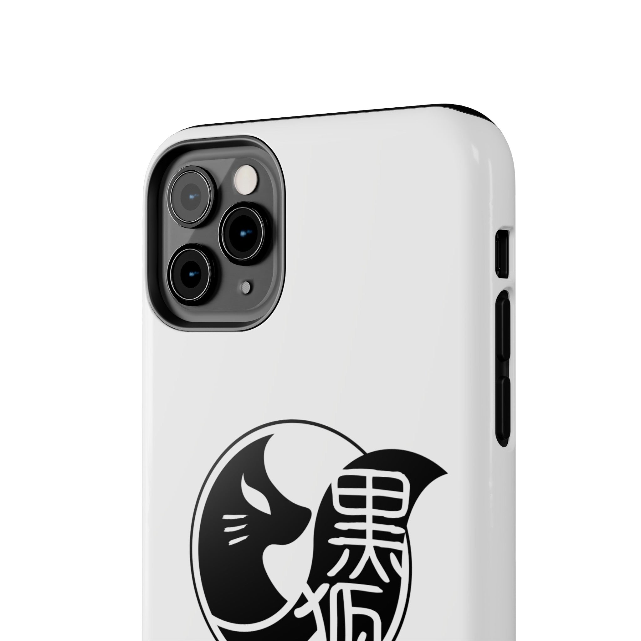 WHITE FOXES iPhone Case (Glossy White)