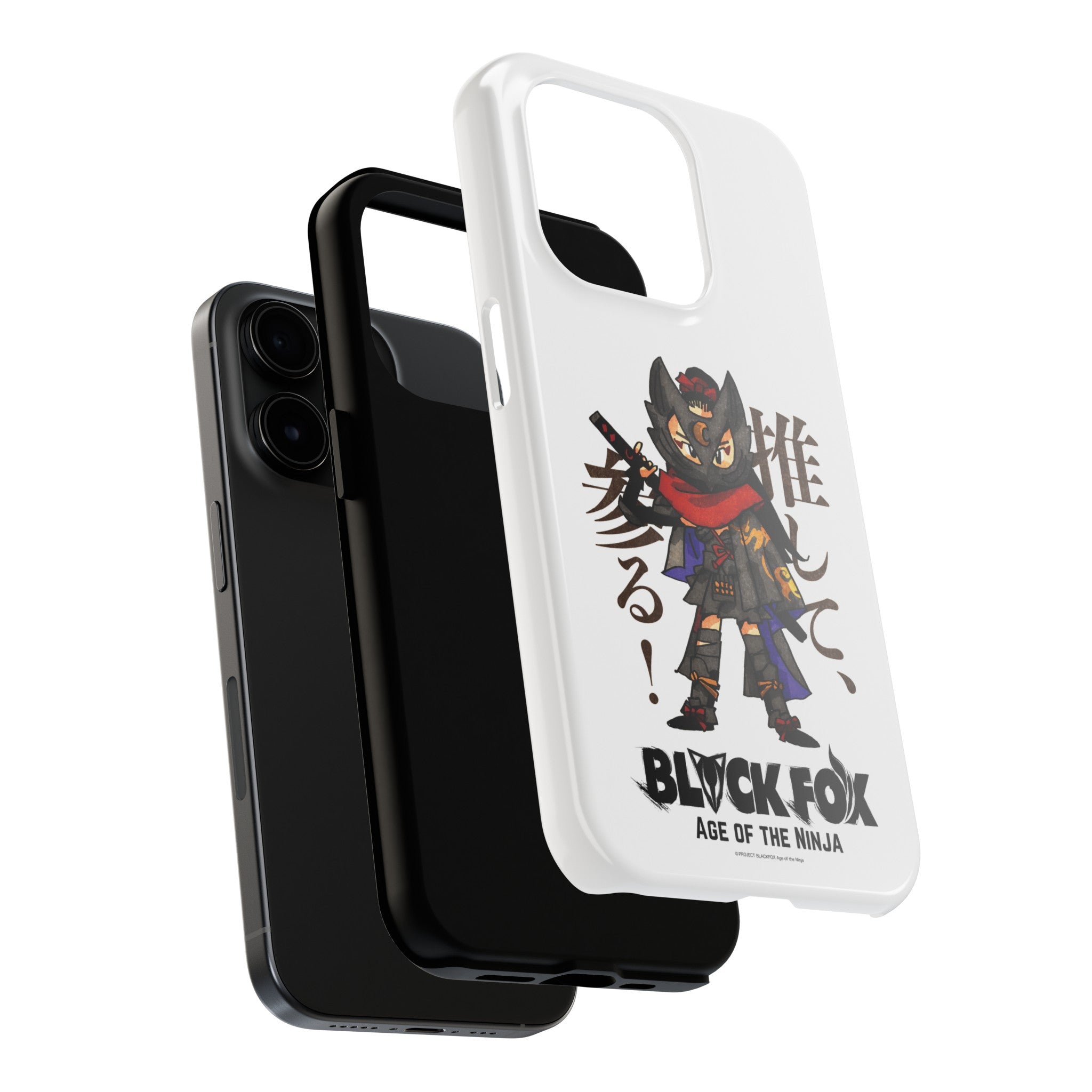 RIKKA "Oshite, Mairu!" iPhone Case (Glossy White)