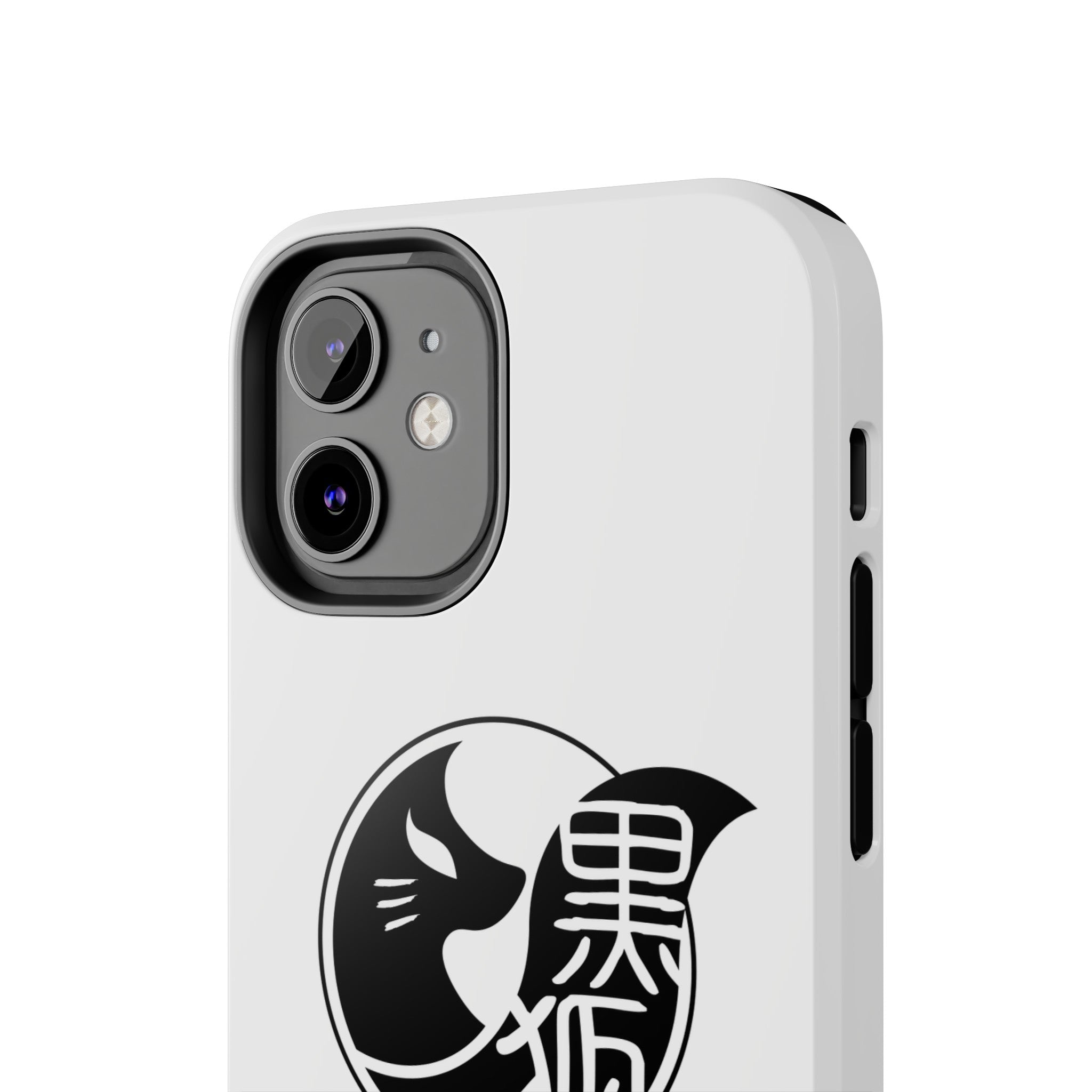 WHITE FOXES iPhone Case (Glossy White)