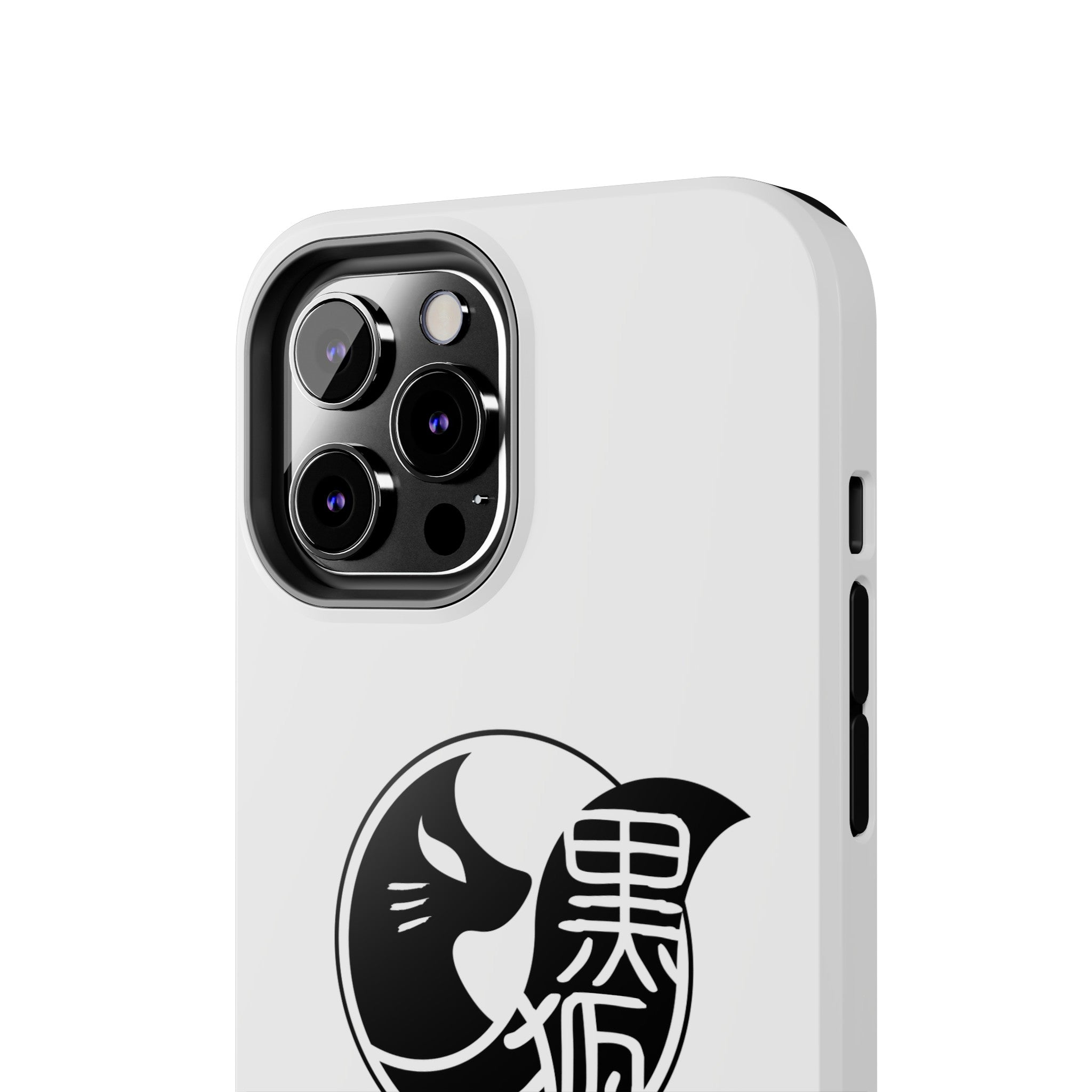 WHITE FOXES iPhone Case (Glossy White)