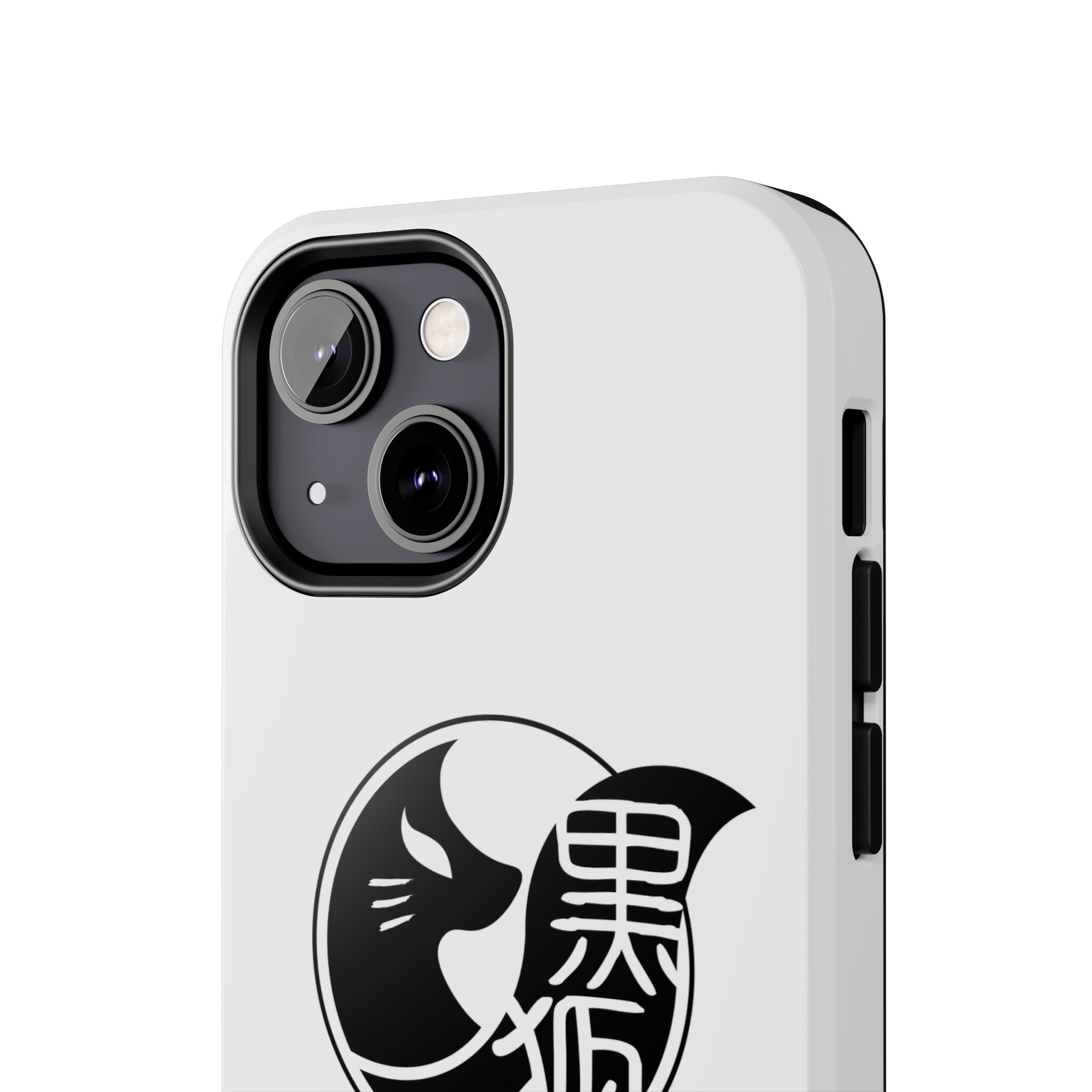 WHITE FOXES iPhone Case (Glossy White)