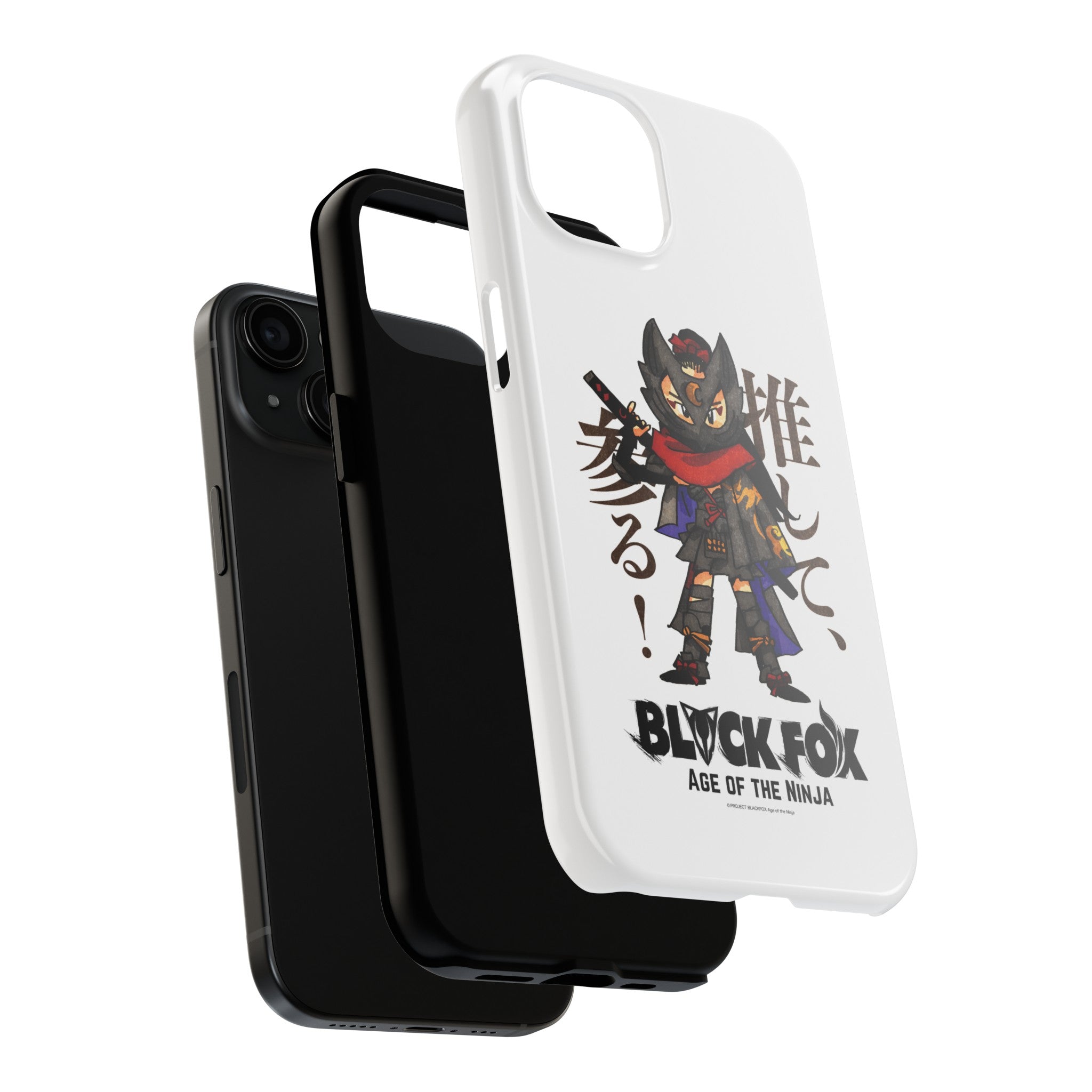 RIKKA "Oshite, Mairu!" iPhone Case (Glossy White)