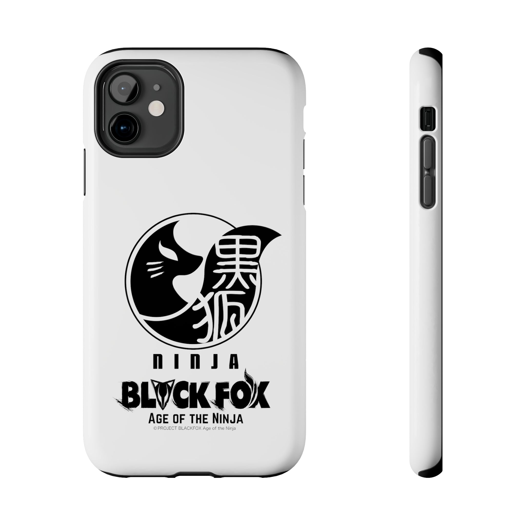 BLACKFOX LOGO Tough Phone Case (White)