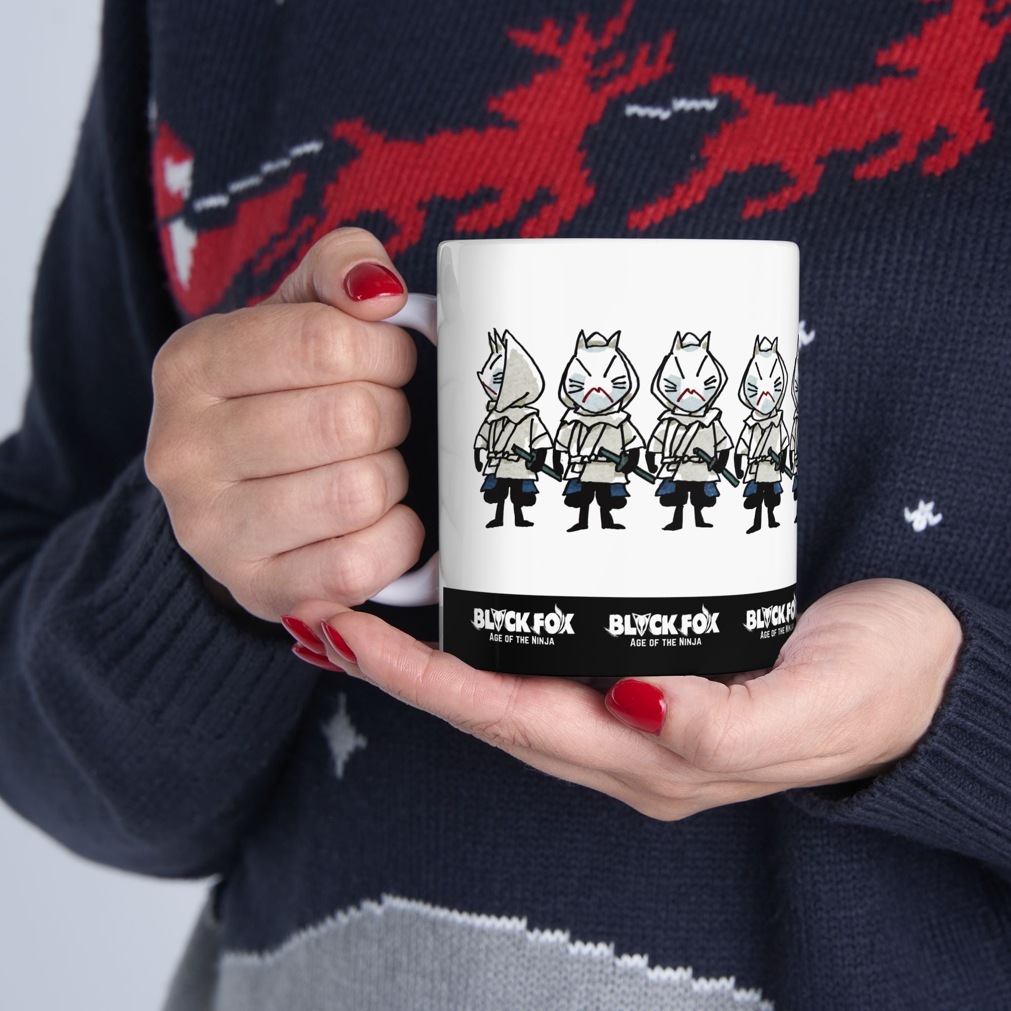 WHITE FOXES Coffee Mug