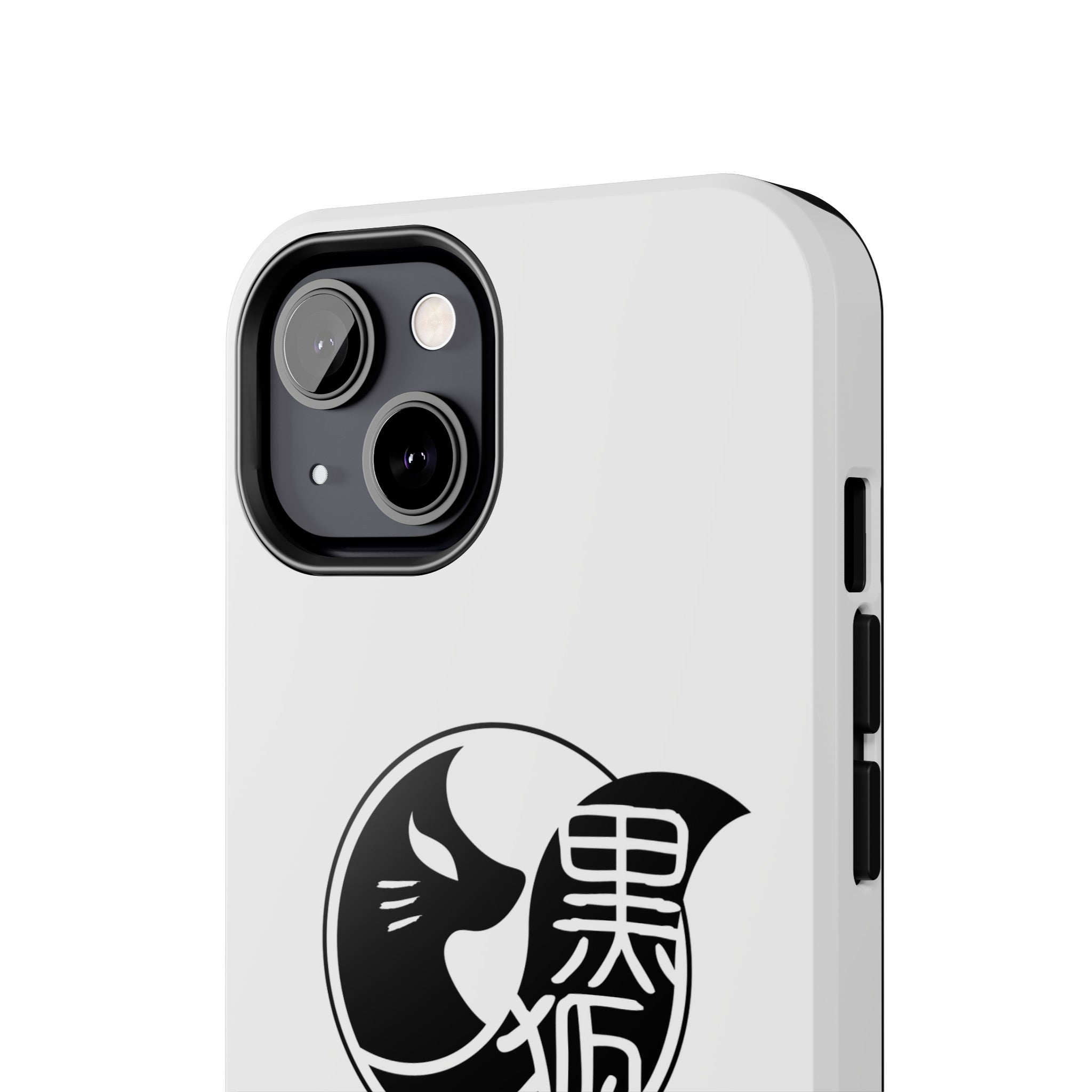 WHITE FOXES iPhone Case (Glossy White)