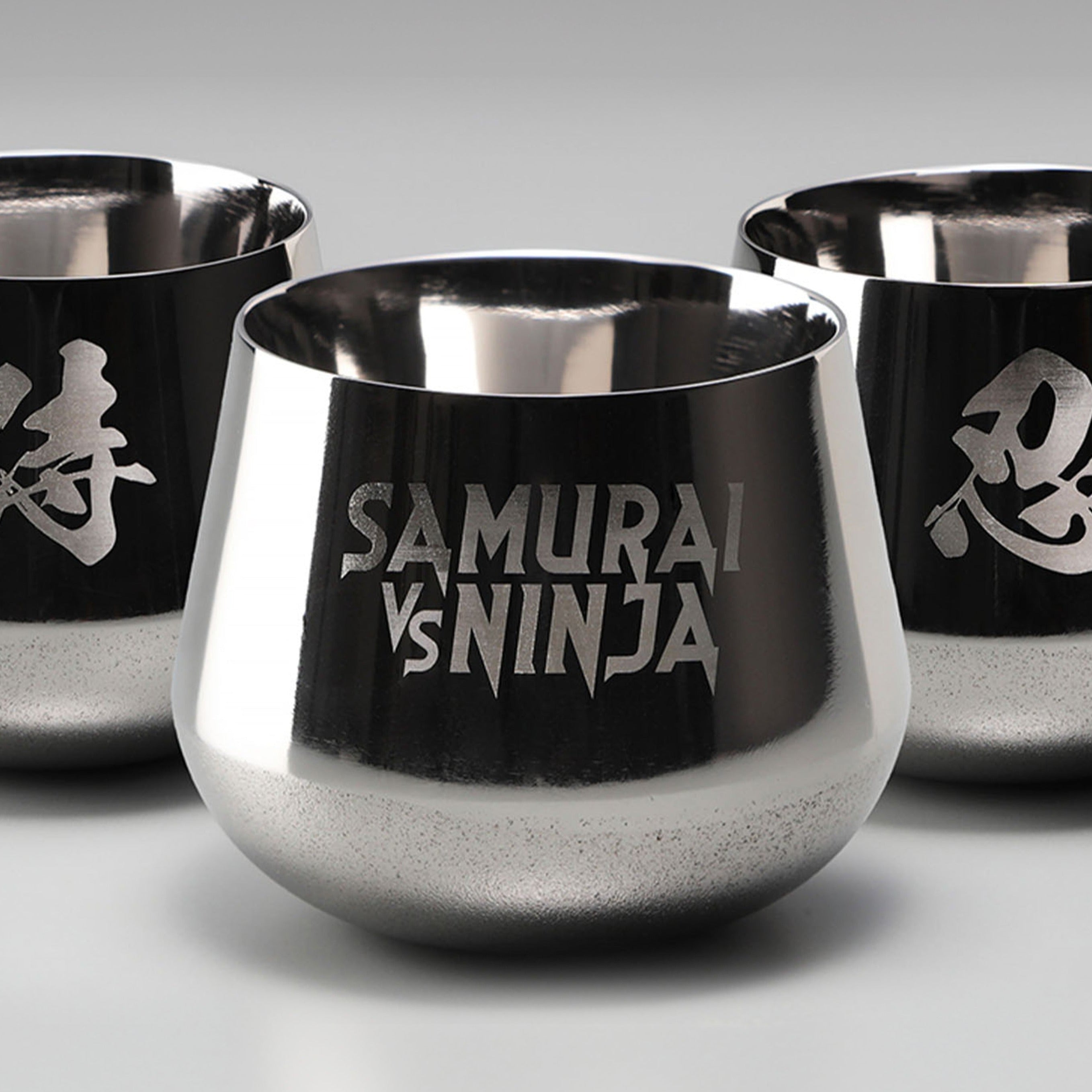 Group product photo of the Guinomi Sake Cup showing all designs